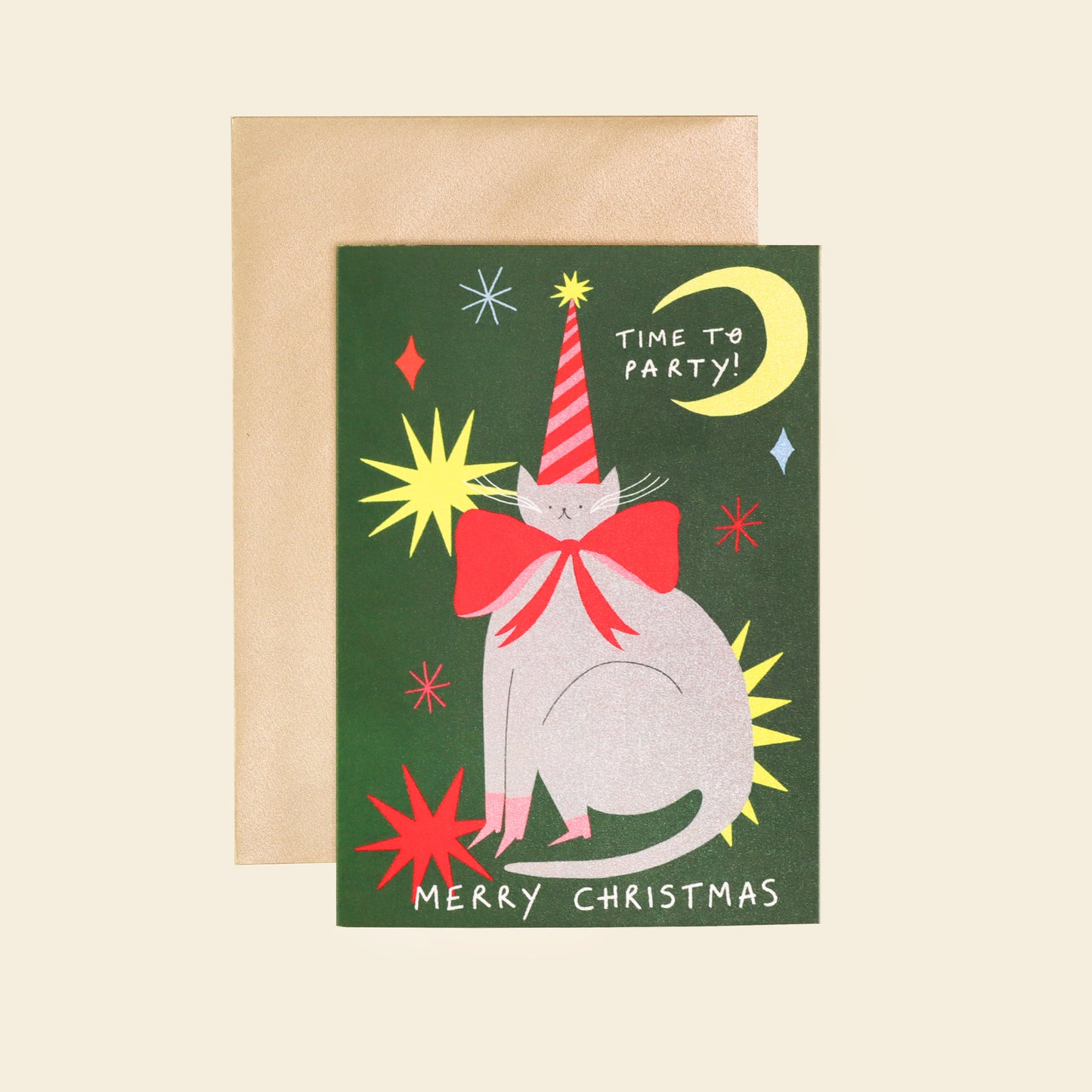 Time To Party Christmas Card image 3