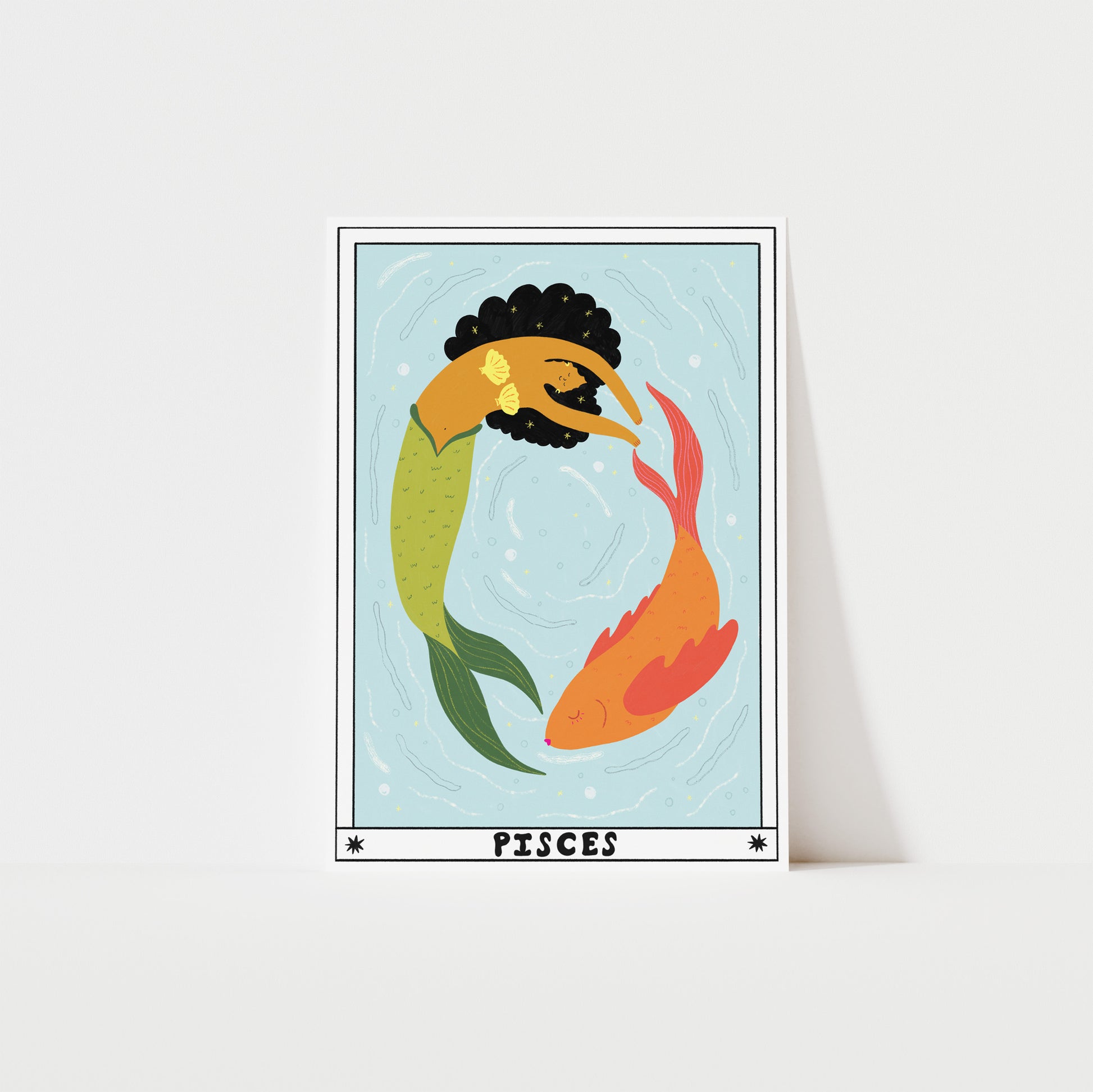 Tarot Pisces Art Print image 0