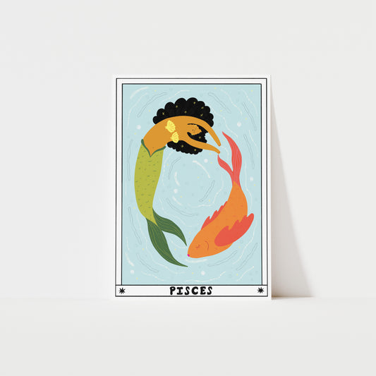 Tarot Pisces Art Print image 0