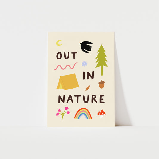 Out In Nature Art Print image 0