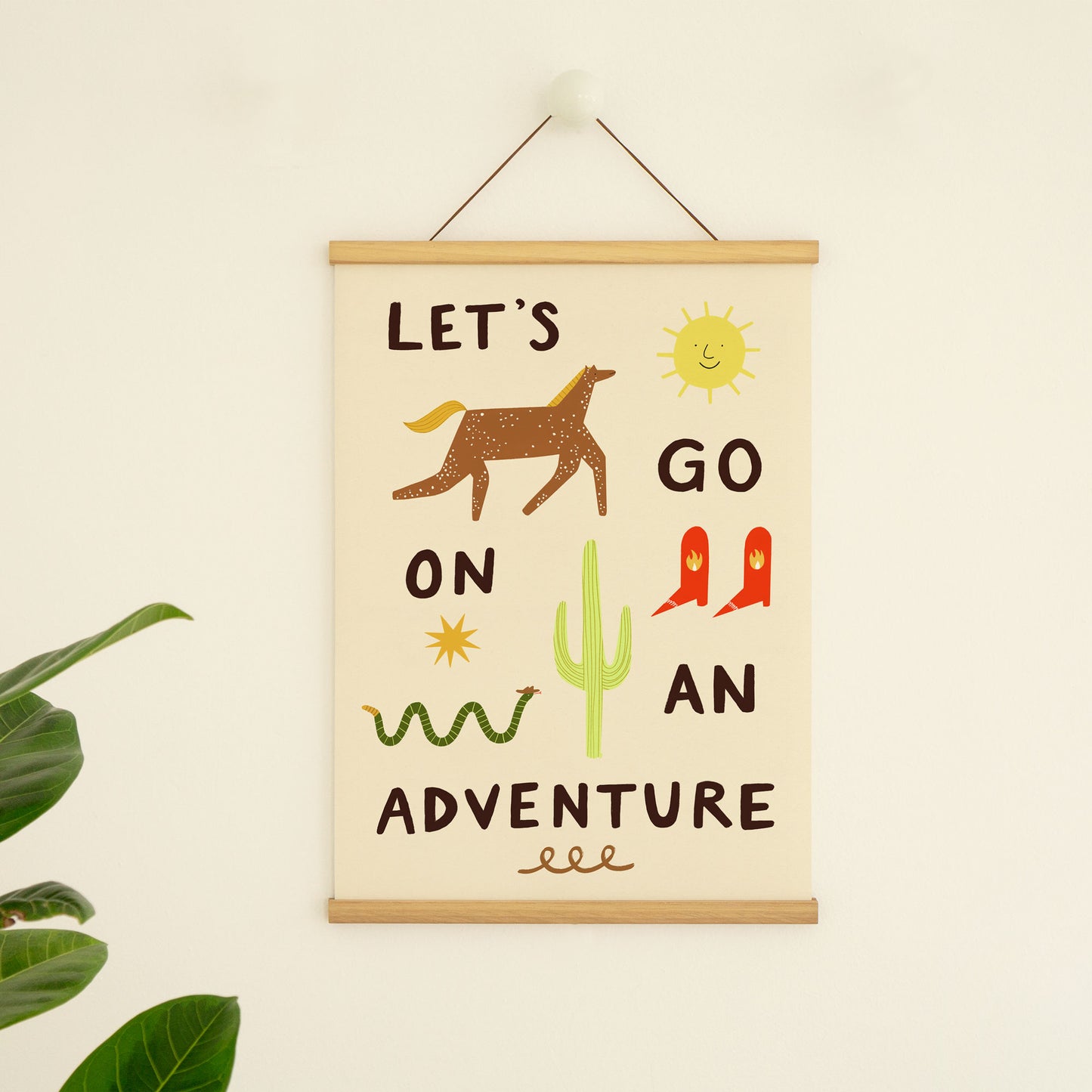 Let's Go On An Adventure Art Print image 2