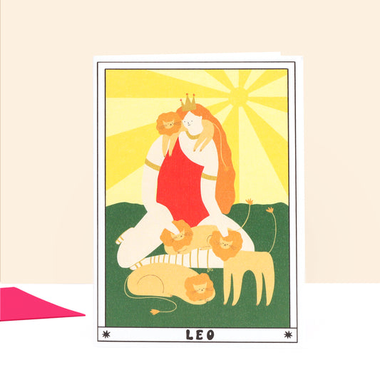 Tarot Leo Birthday Card image 0