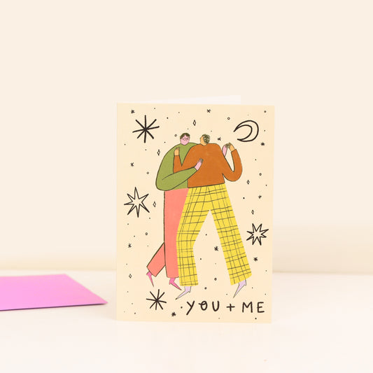 You And Me Man + Man Love Card image 0