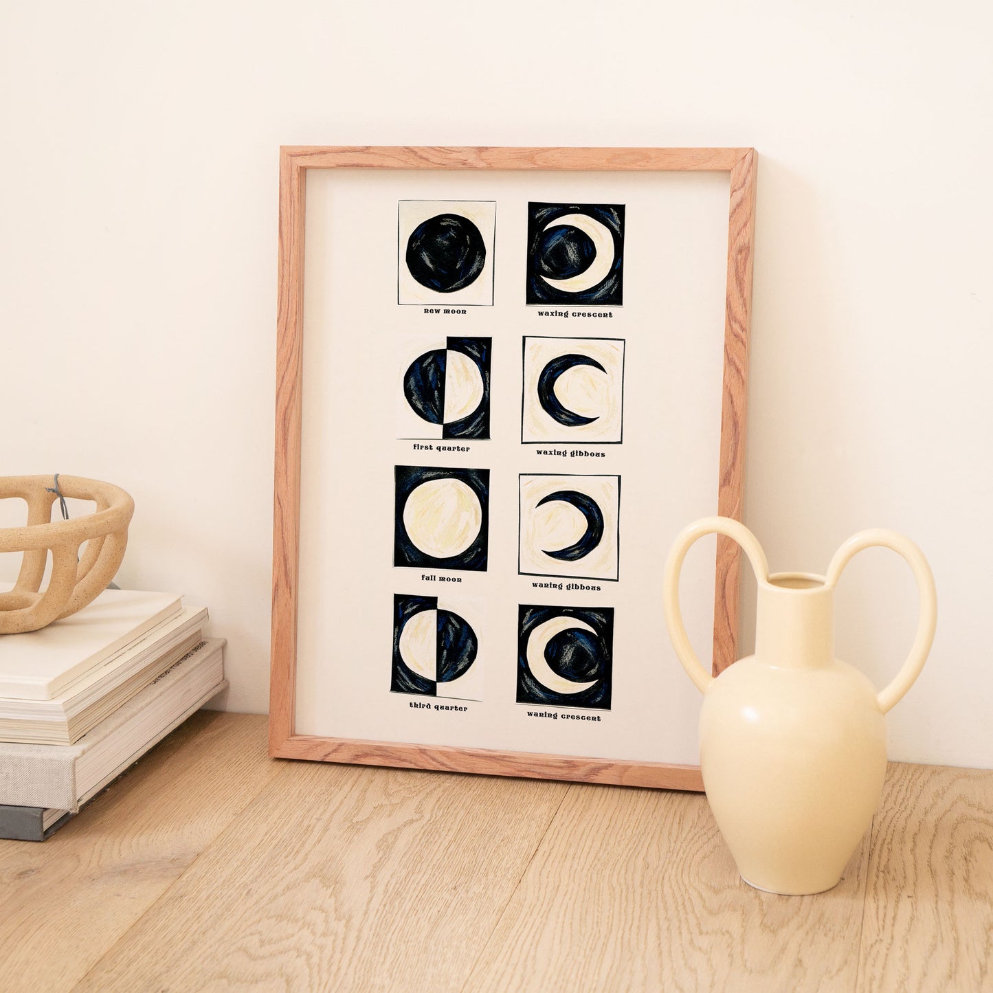 Moon Phases Art Print image 1