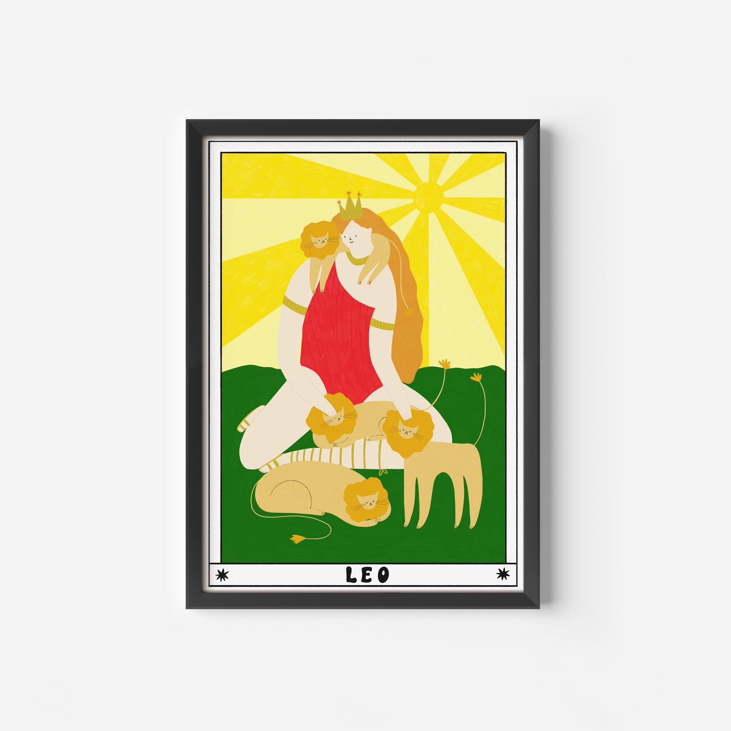 Tarot Leo Art Print image 2
