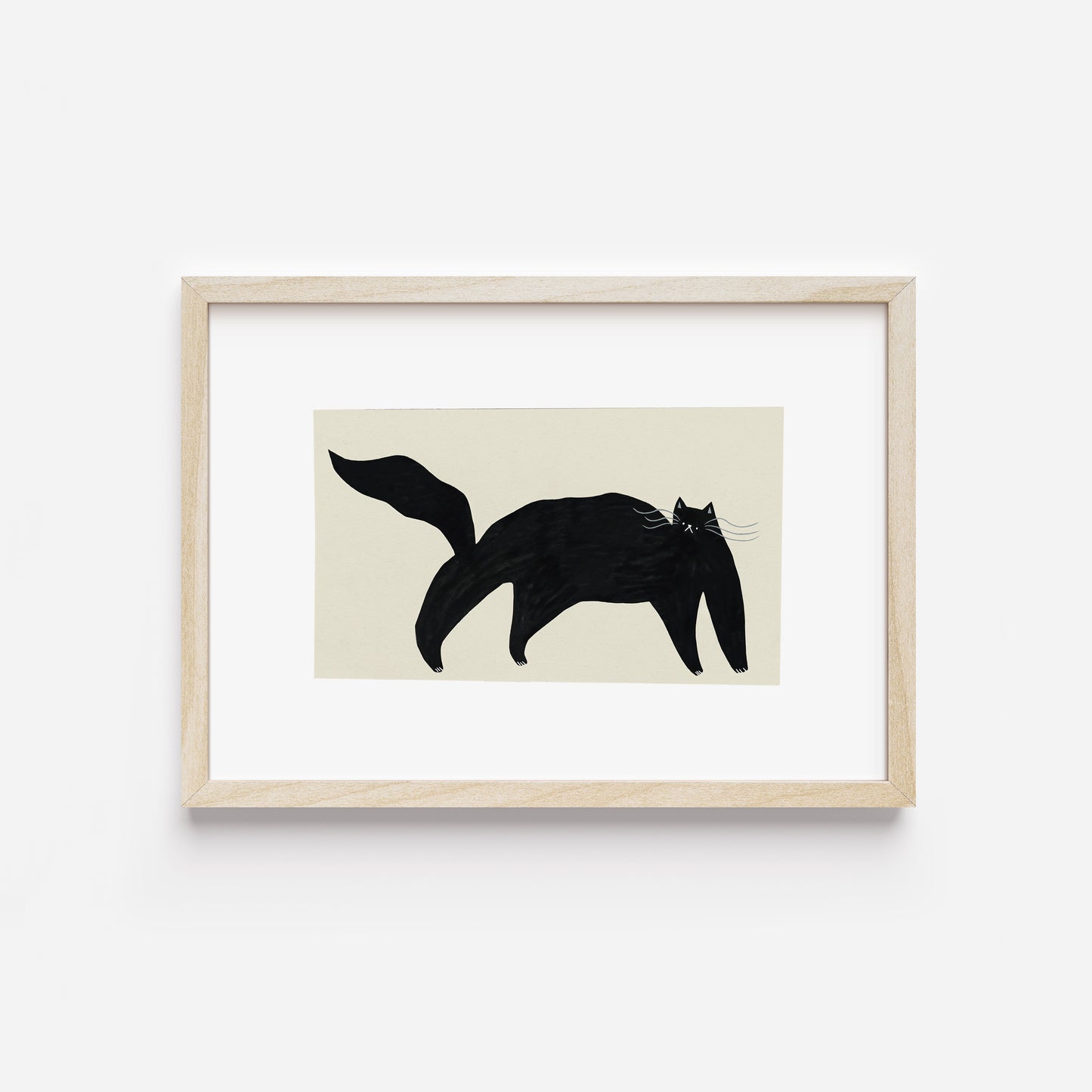 Black Cat Art Print image 9