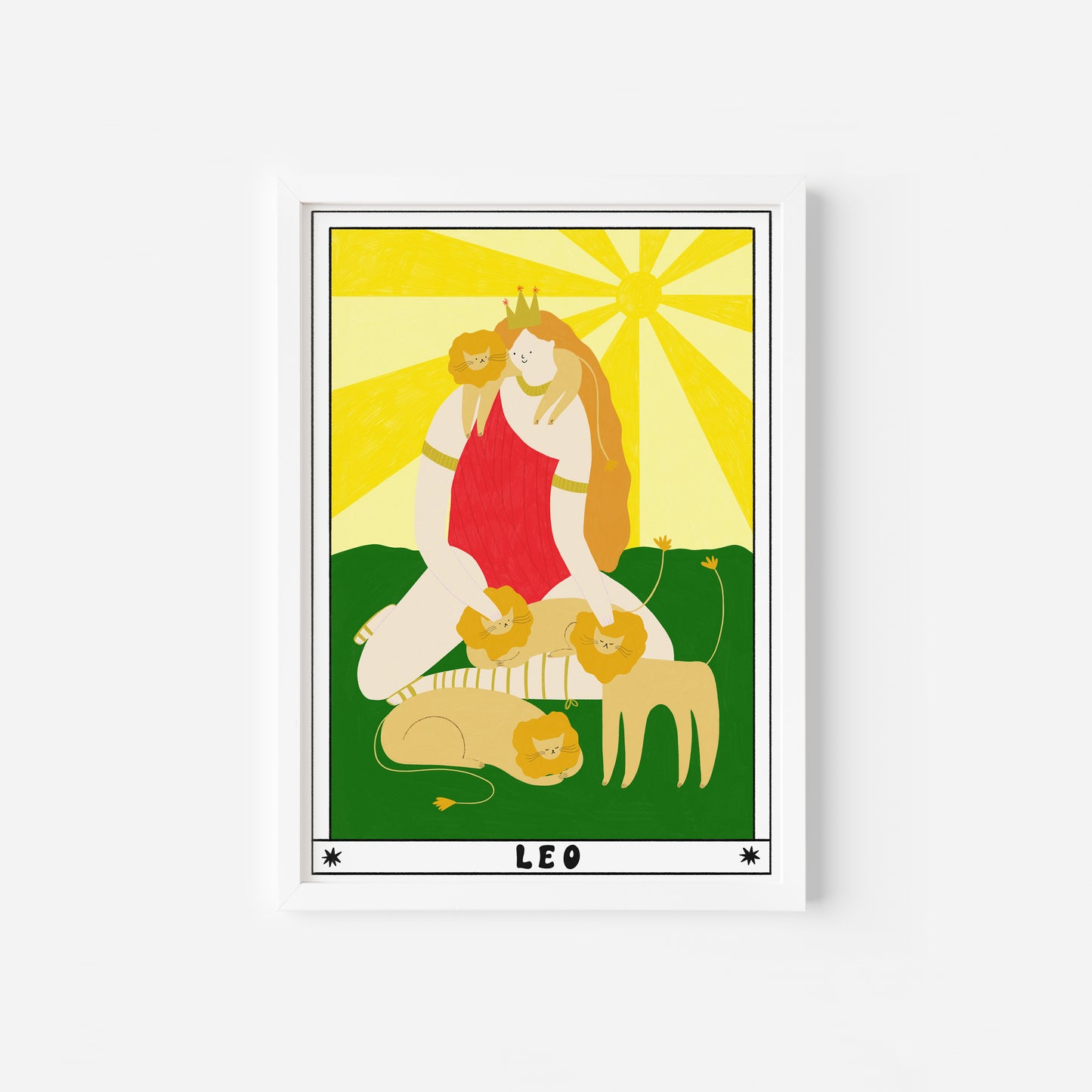 Tarot Leo Art Print image 1