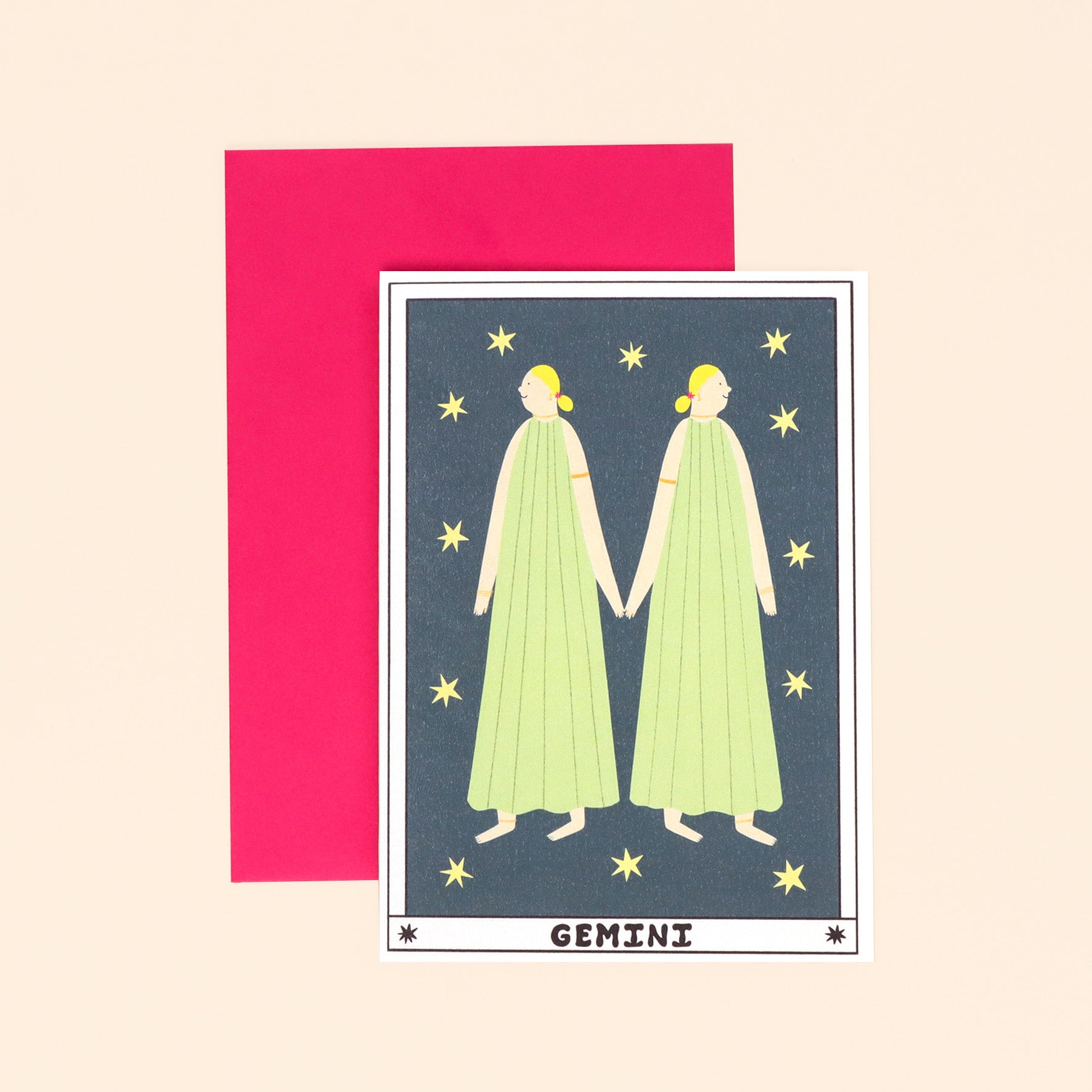 Tarot Gemini Birthday Card image 1