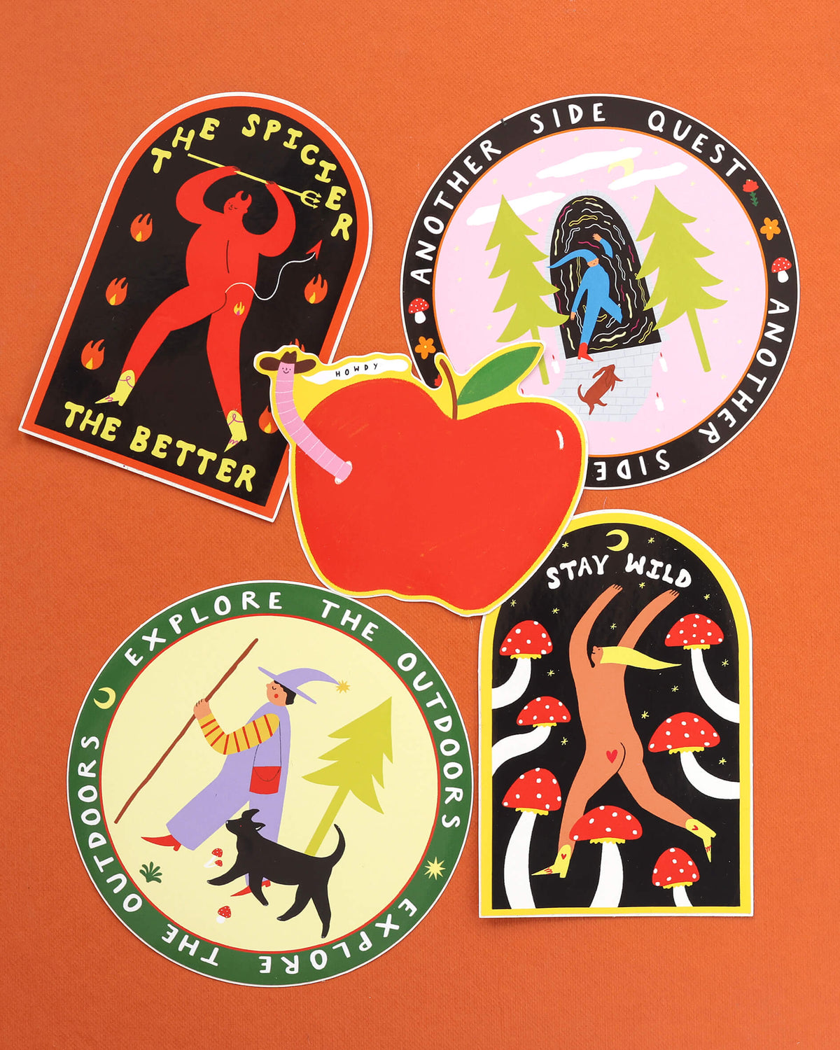 4x Random Sample Sticker