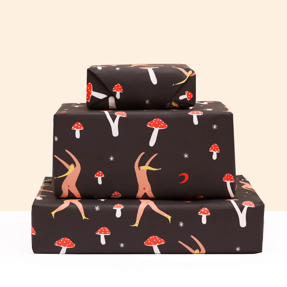 Mushroom Wrapping Paper - 5 Sheets