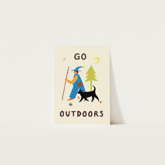 Go Outdoors Art Print A5