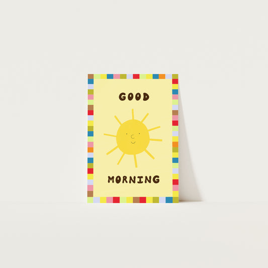 Good Morning Art Print A5