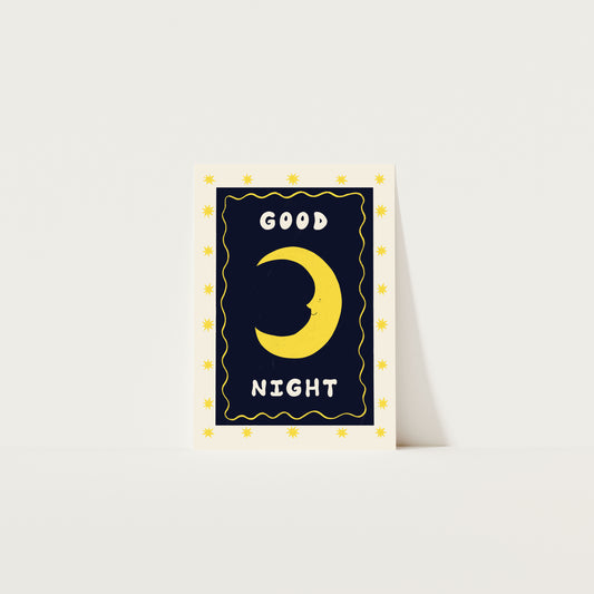Good Night Art Print A4