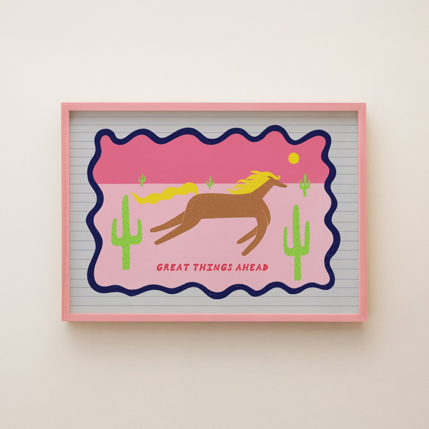 Great Things Ahead Horse Art Print