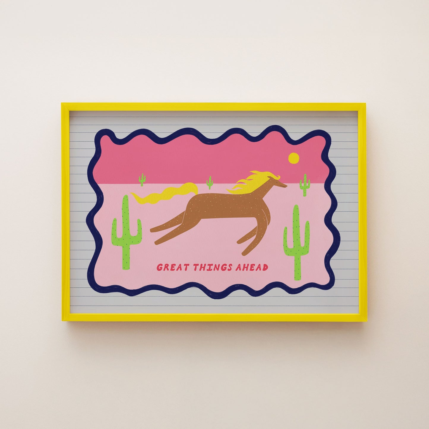 Great Things Ahead Horse Art Print