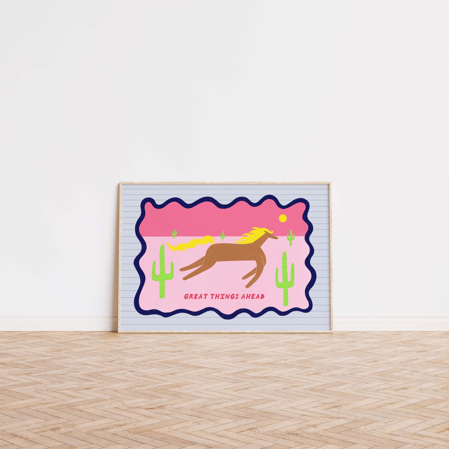 Great Things Ahead Horse Art Print