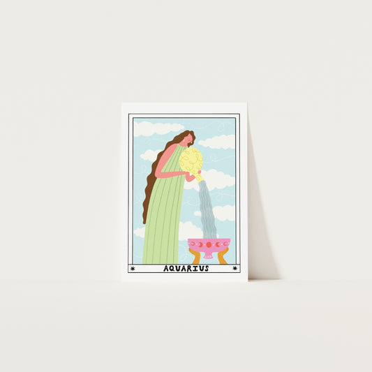 Aquarius Art Print A5