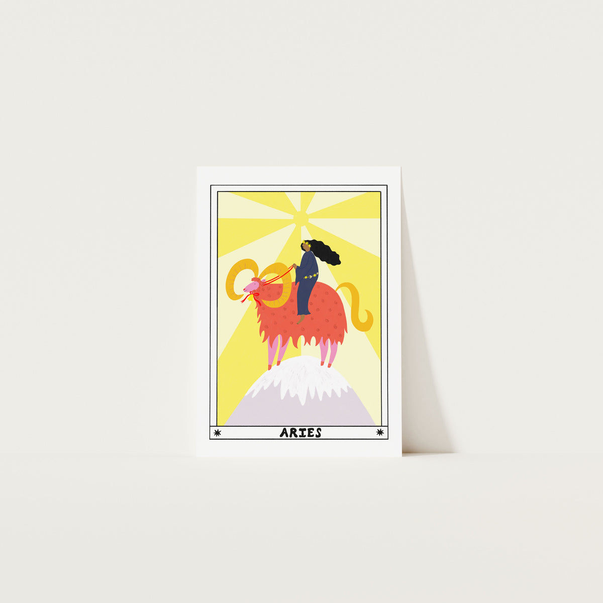 Aries Art Print A5