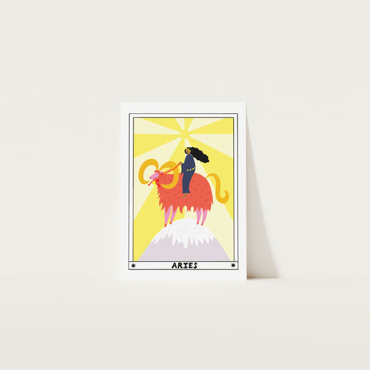 Aries Art Print A5