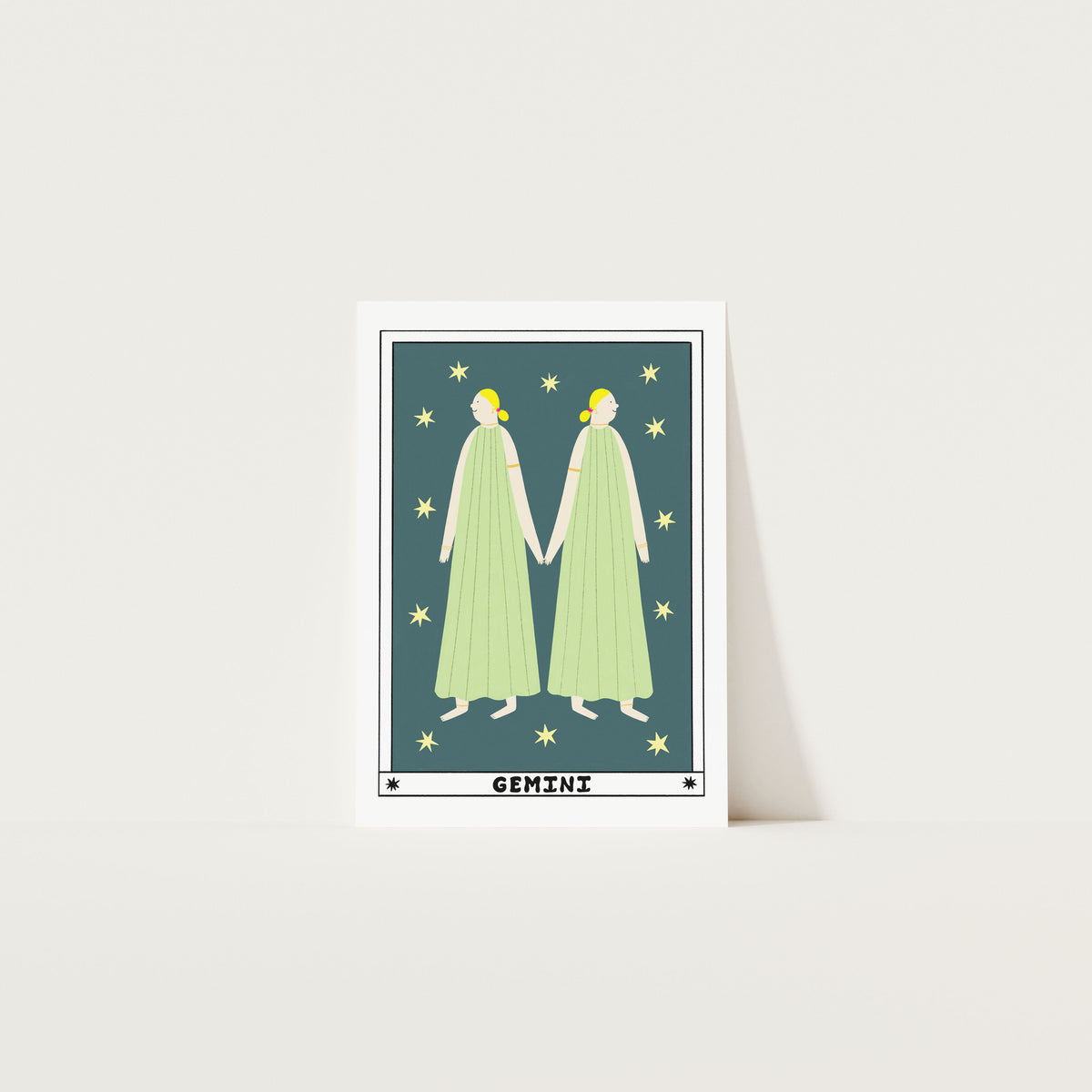 Gemini Art Print A5