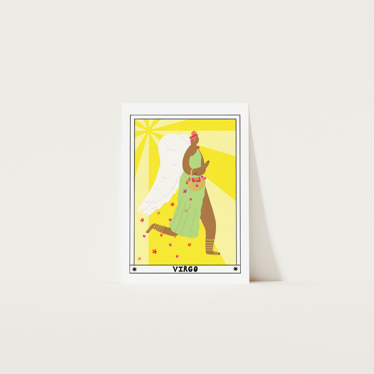 Virgo Art Print A5