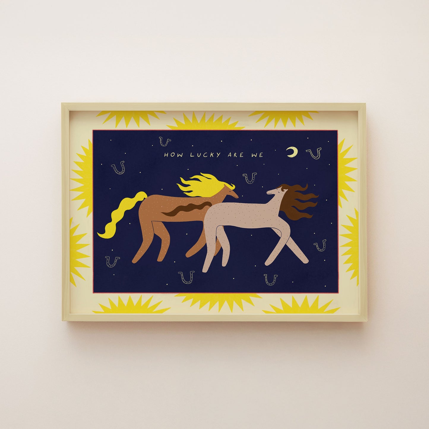 How Lucky Are We Art Print