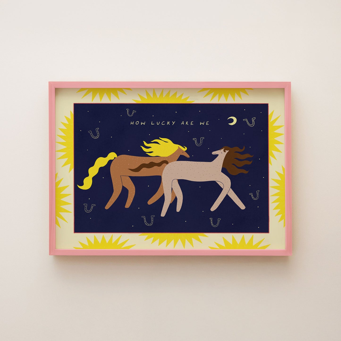 How Lucky Are We Art Print