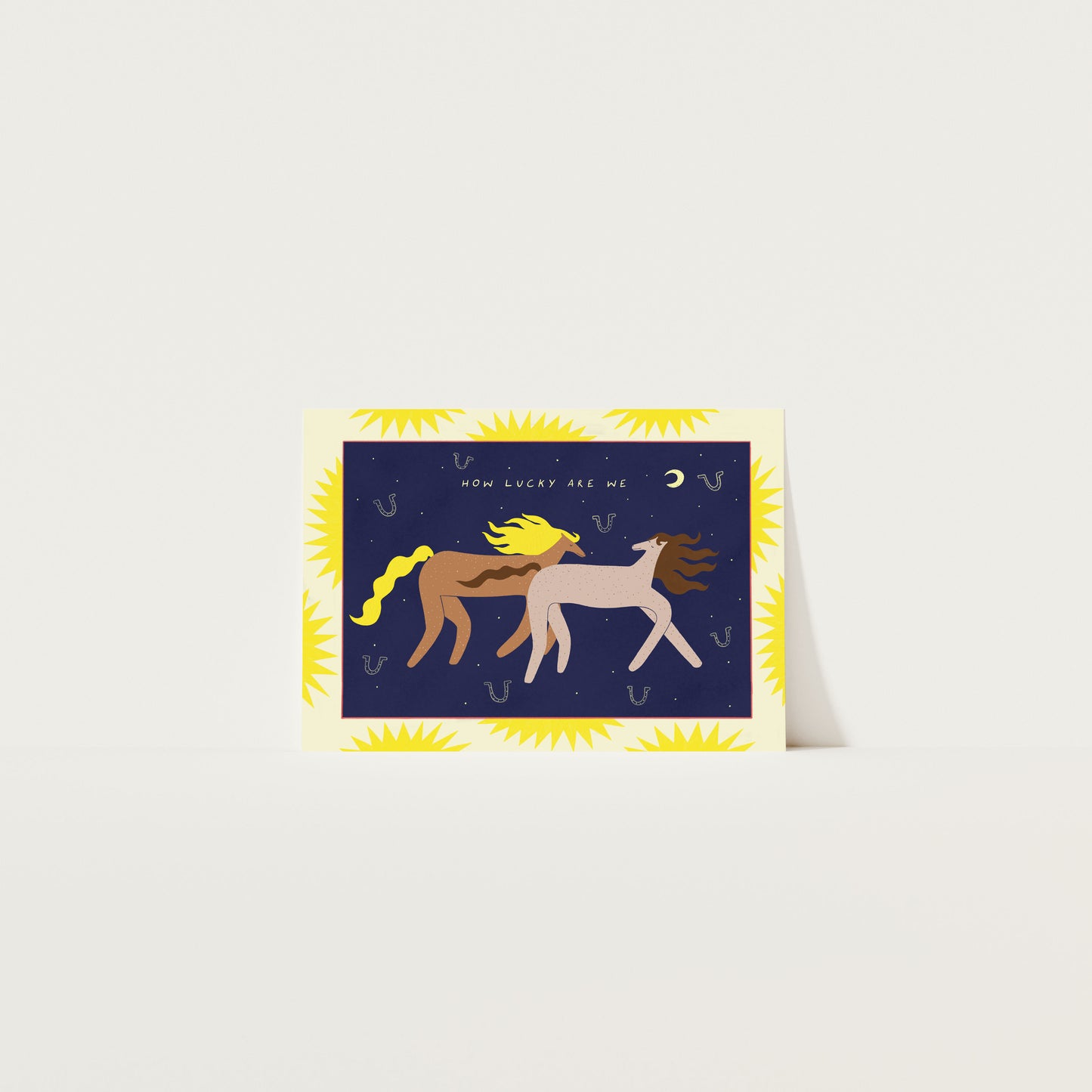 How Lucky Are We Art Print