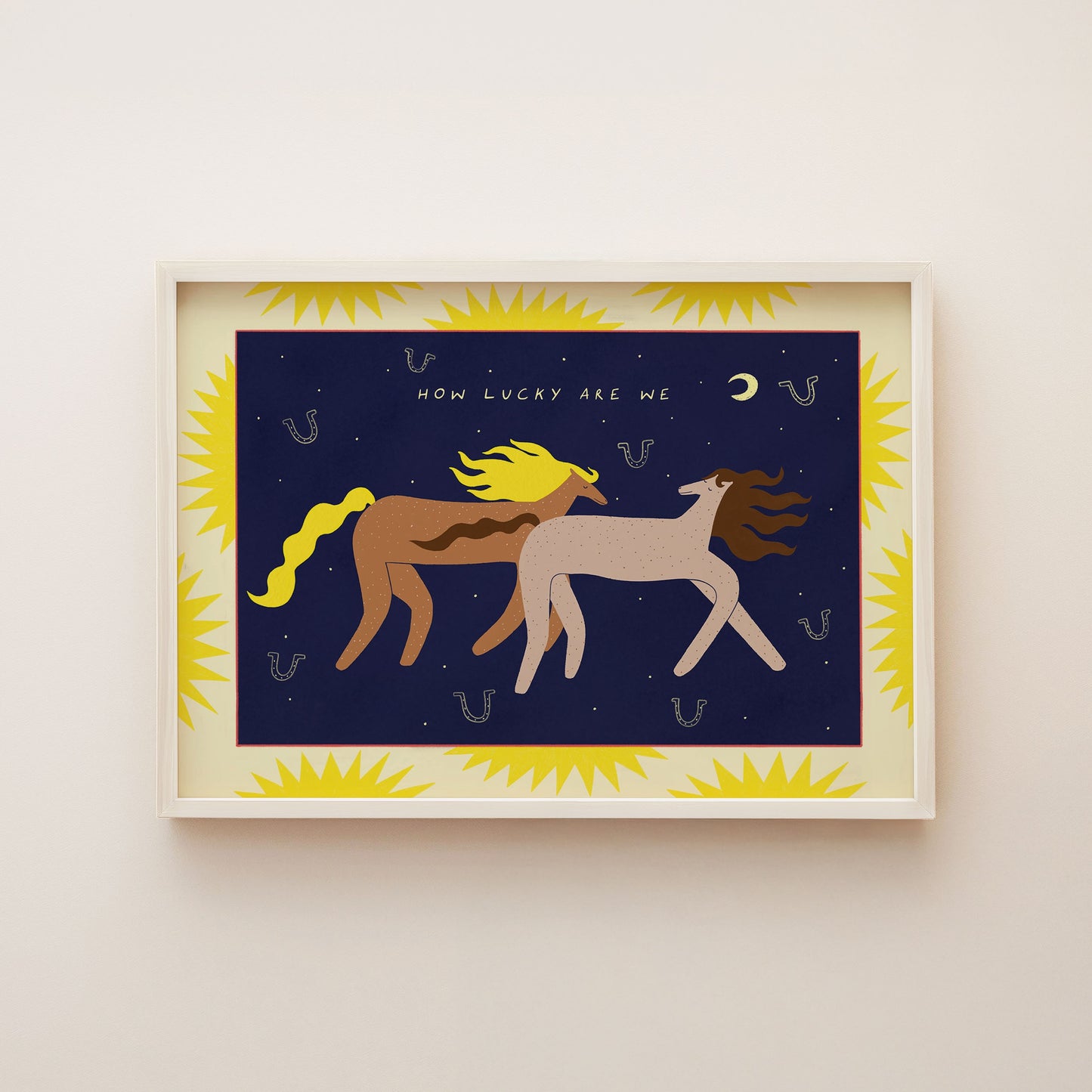 How Lucky Are We Art Print
