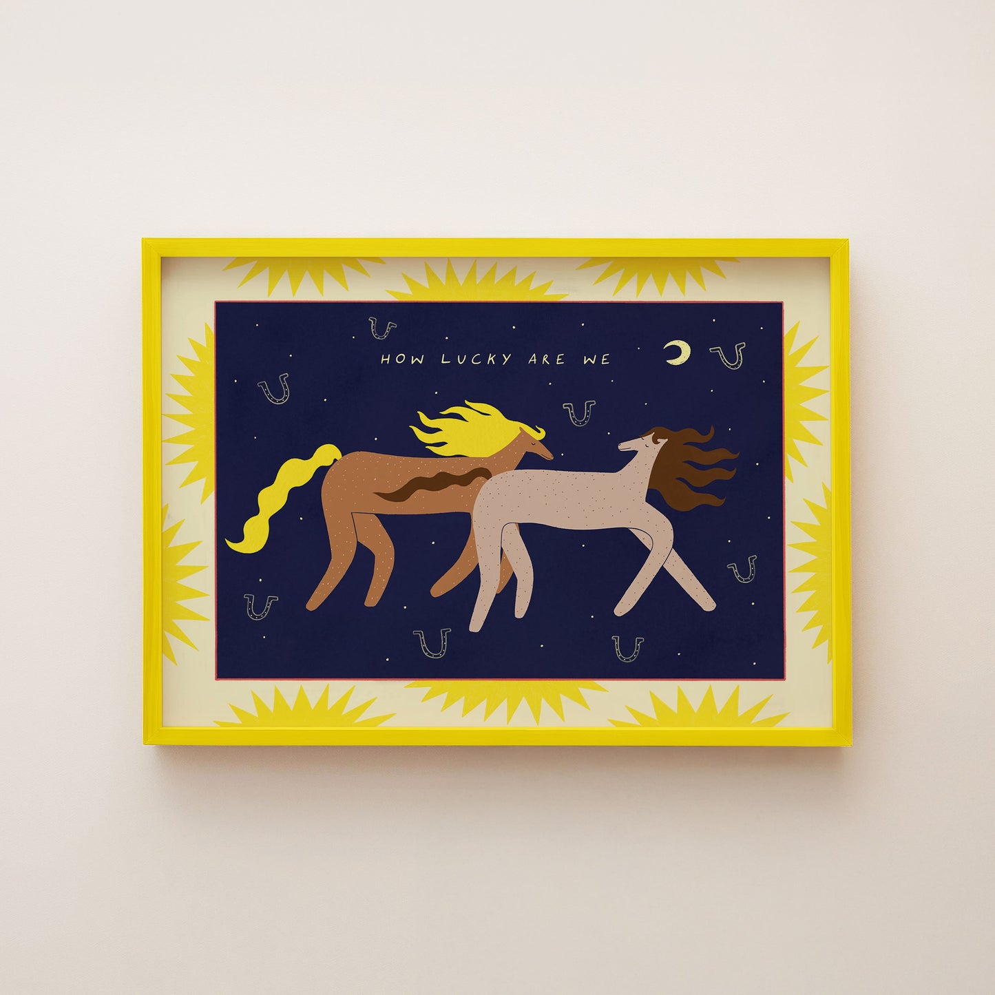 How Lucky Are We Art Print