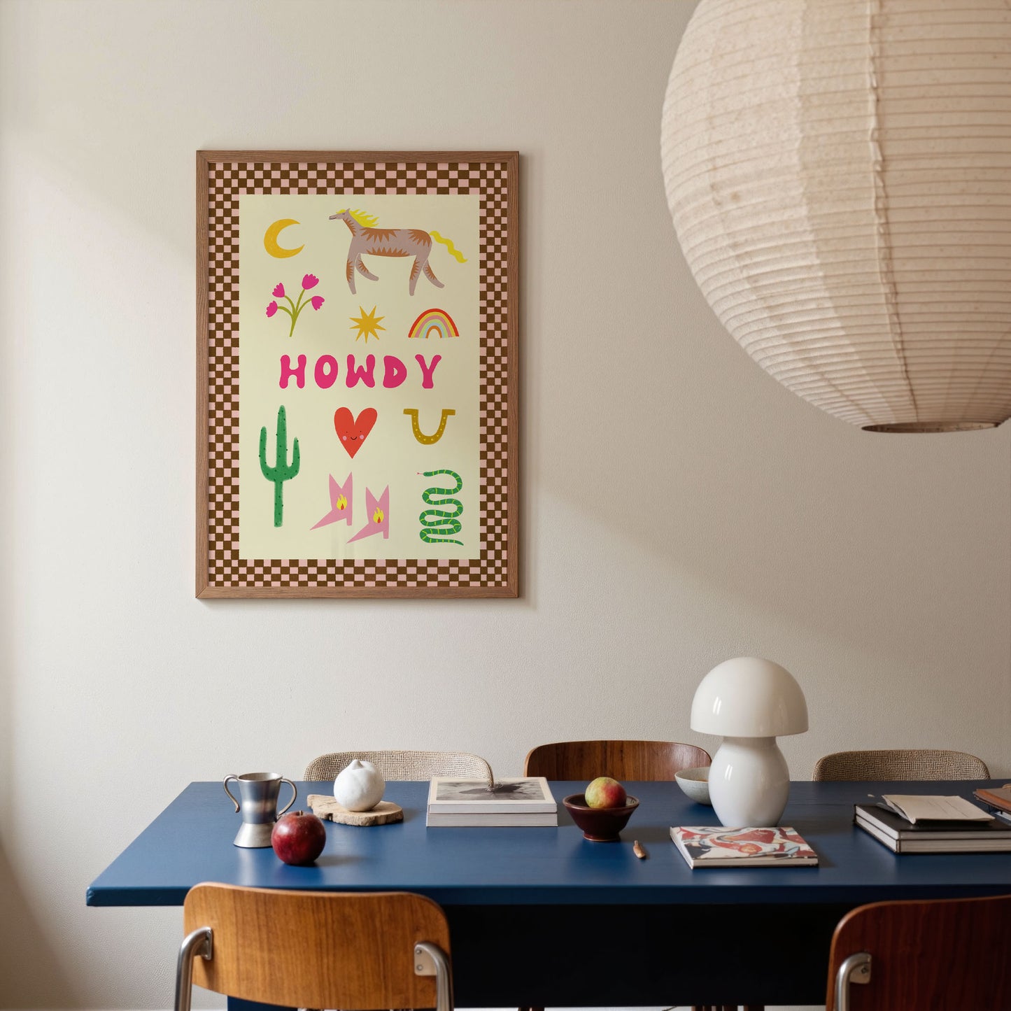 Howdy Art Print