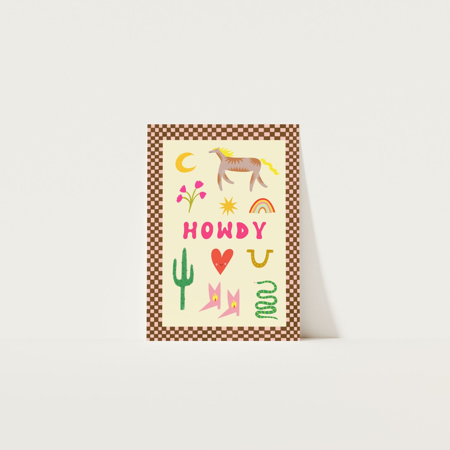Howdy Art Print