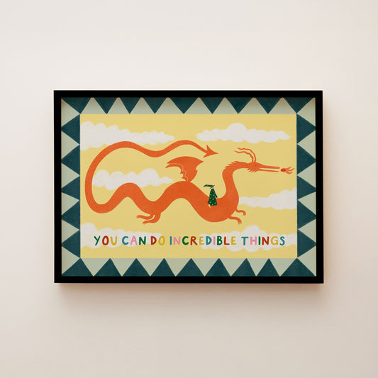 Incredible Things Dragon Art Print