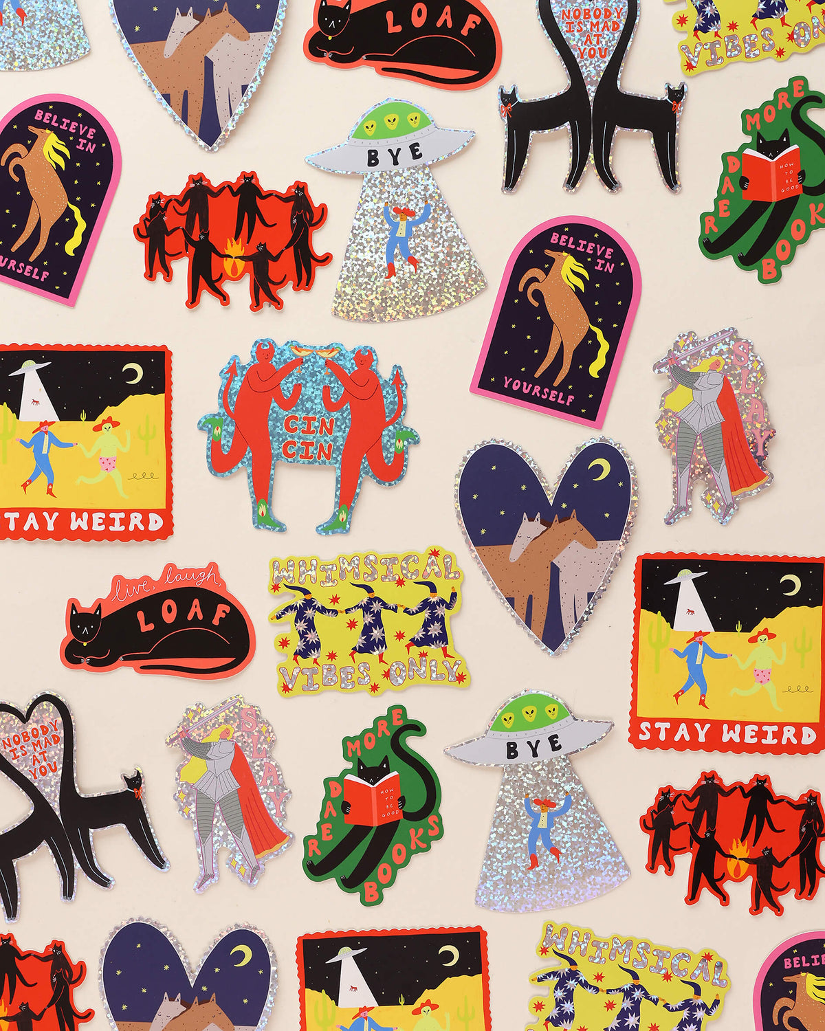 4x Random Sample Sticker