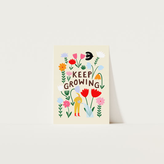 Keep Growing Art Print A4