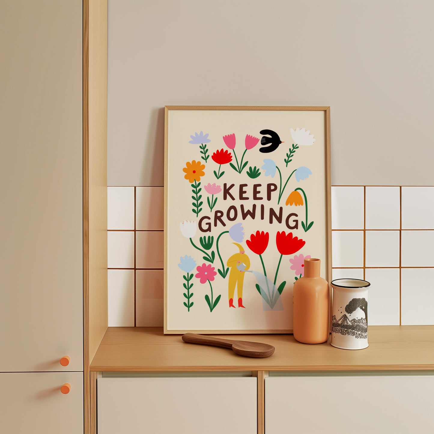 Keep Growing Art Print
