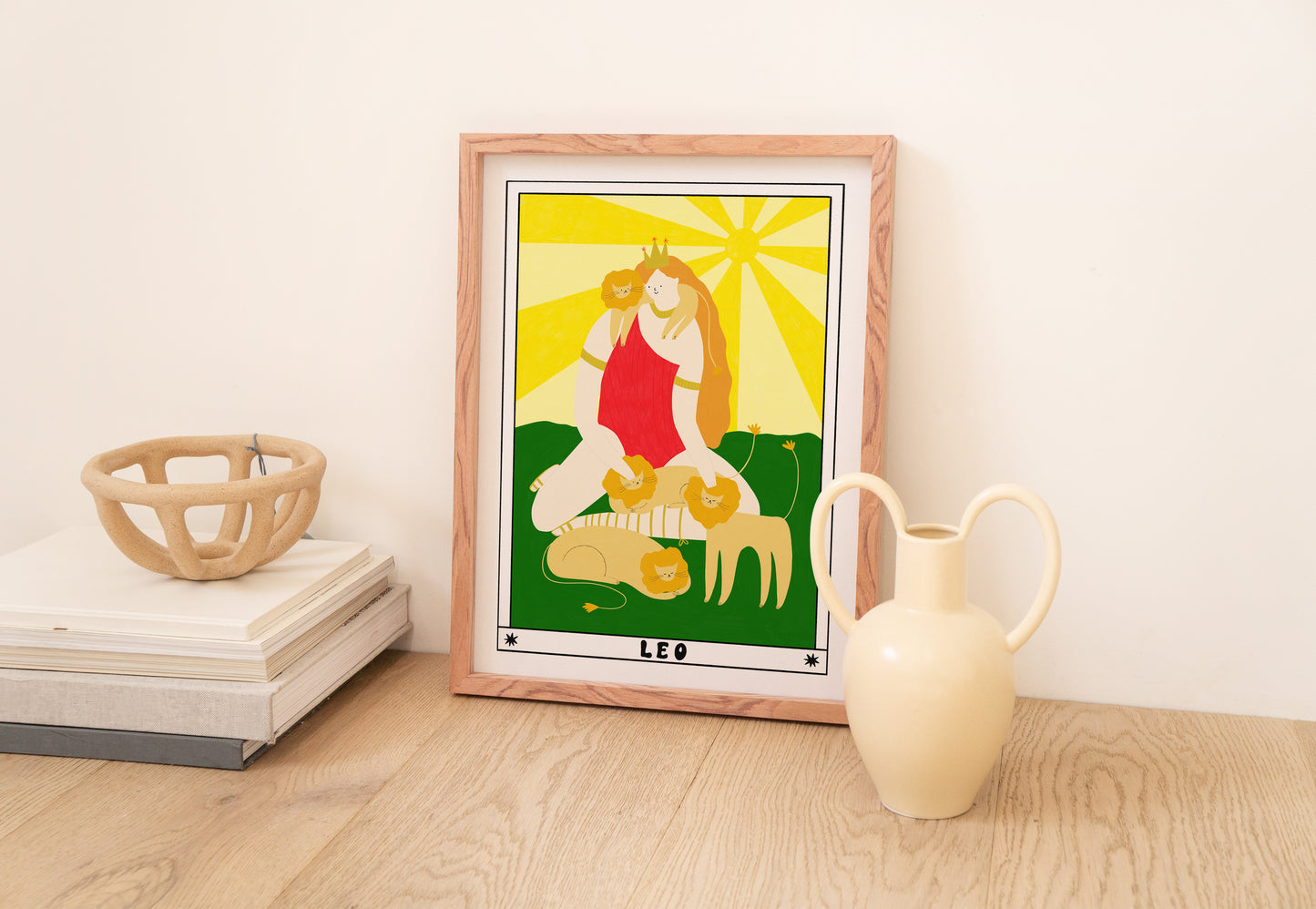 Tarot Leo Art Print