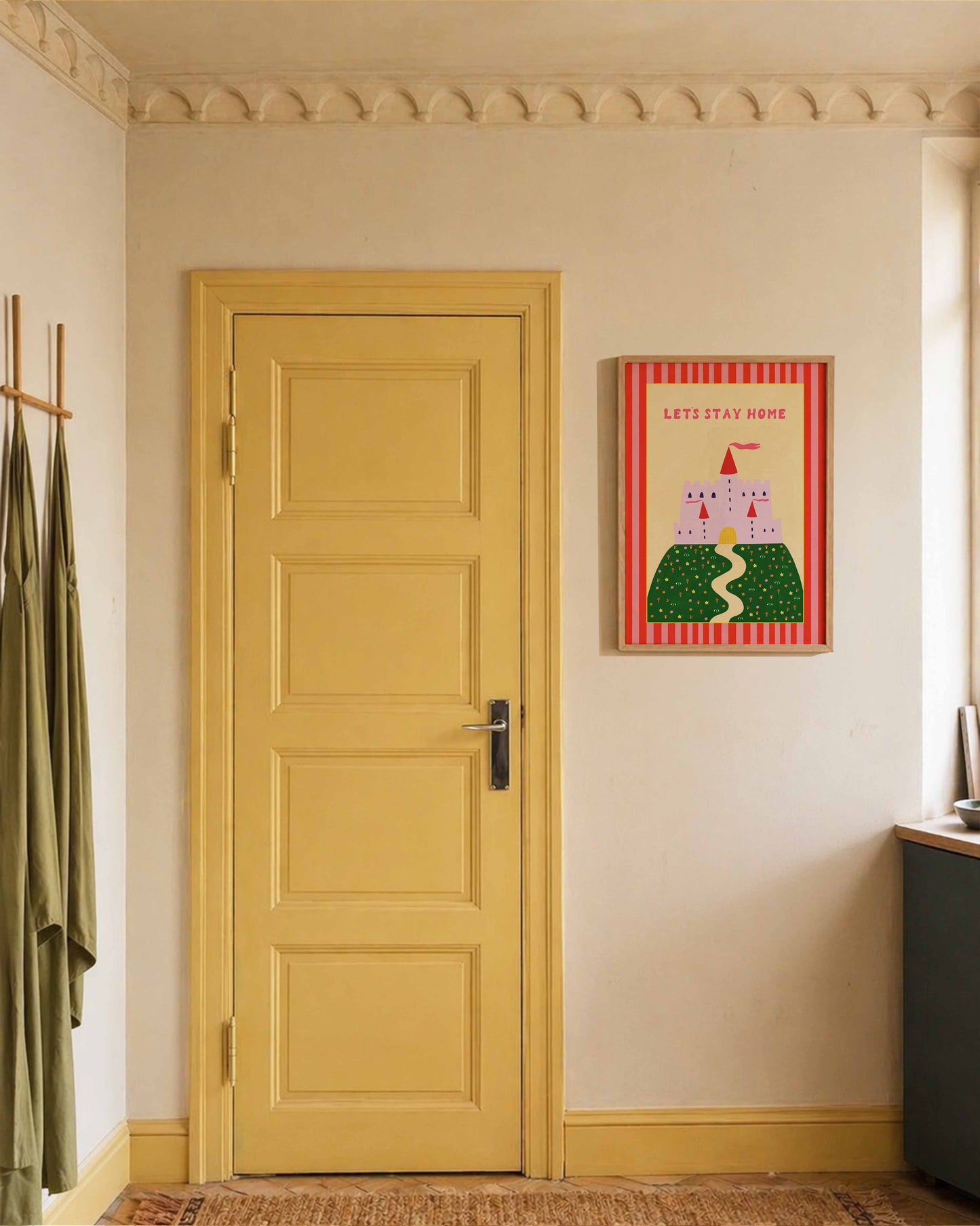 Let's Stay Home Art Print