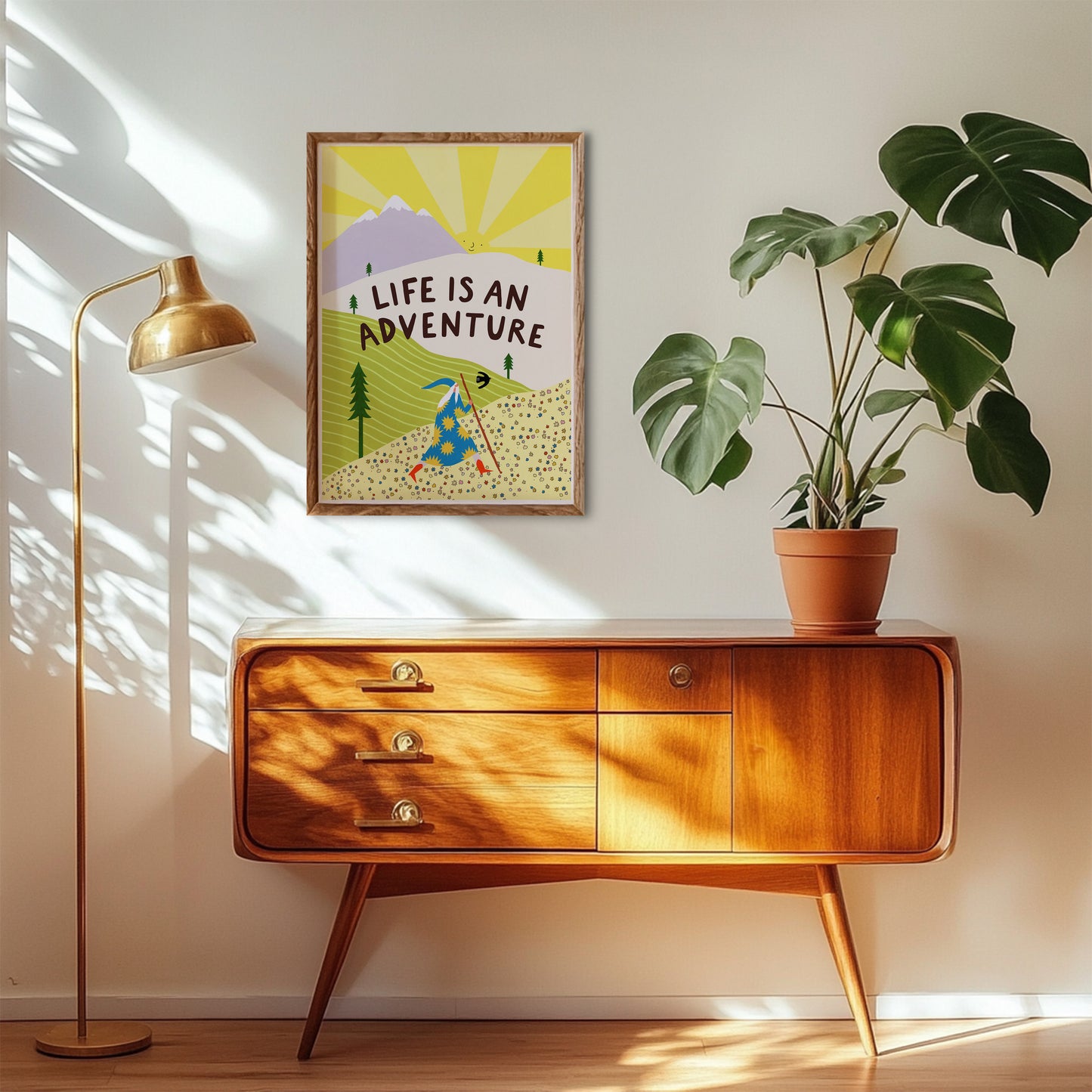 Life Is An Adventure Art Print