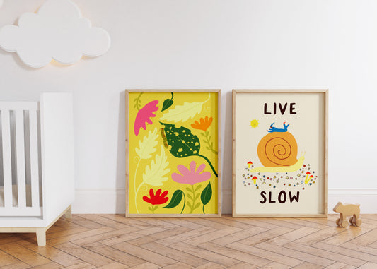 Chunky Caterpillar Art Print