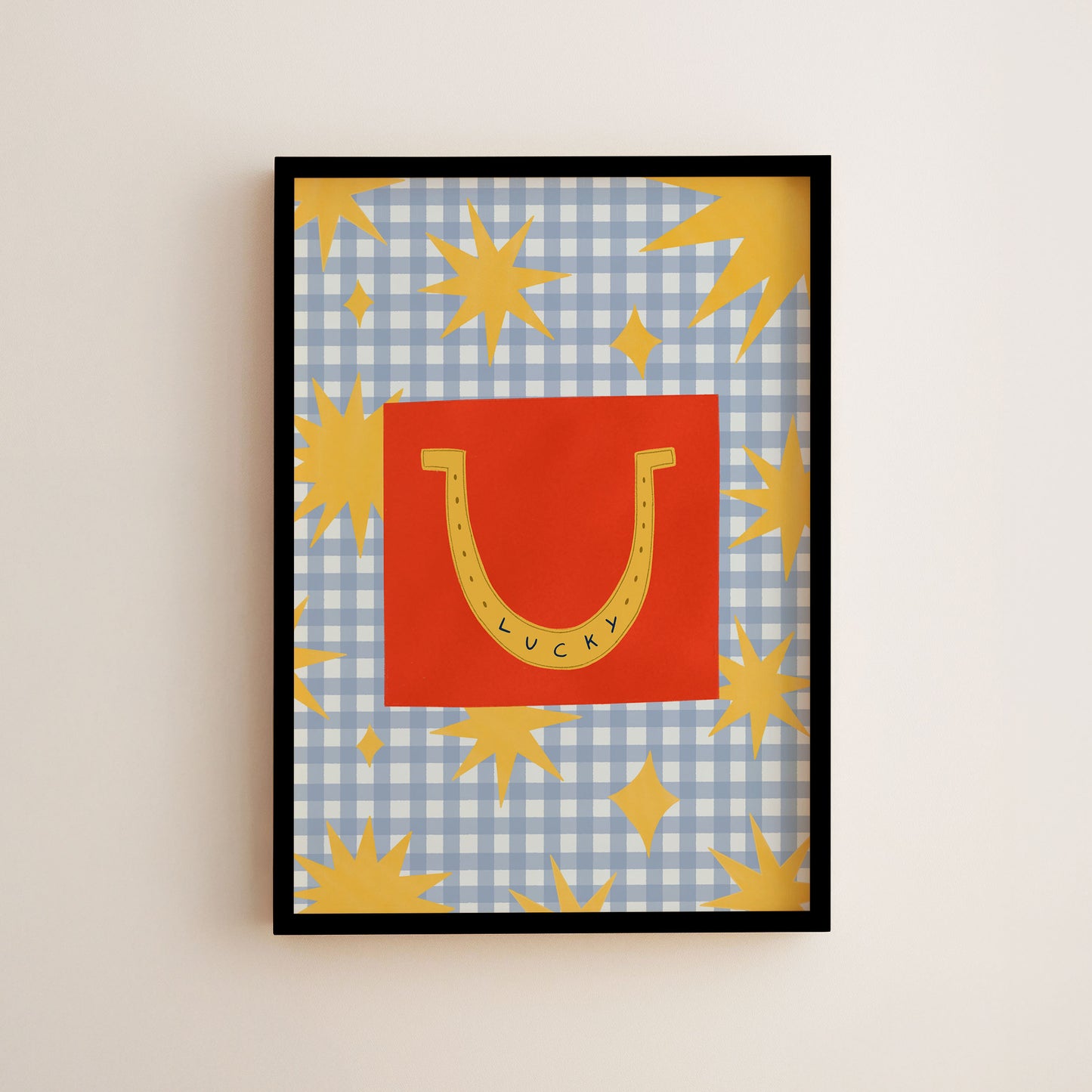 Lucky Horseshoe Art Print