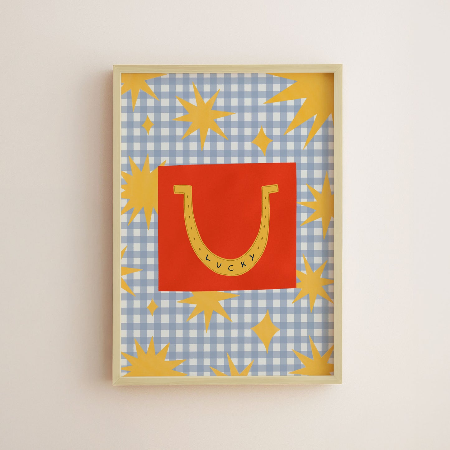 Lucky Horseshoe Art Print