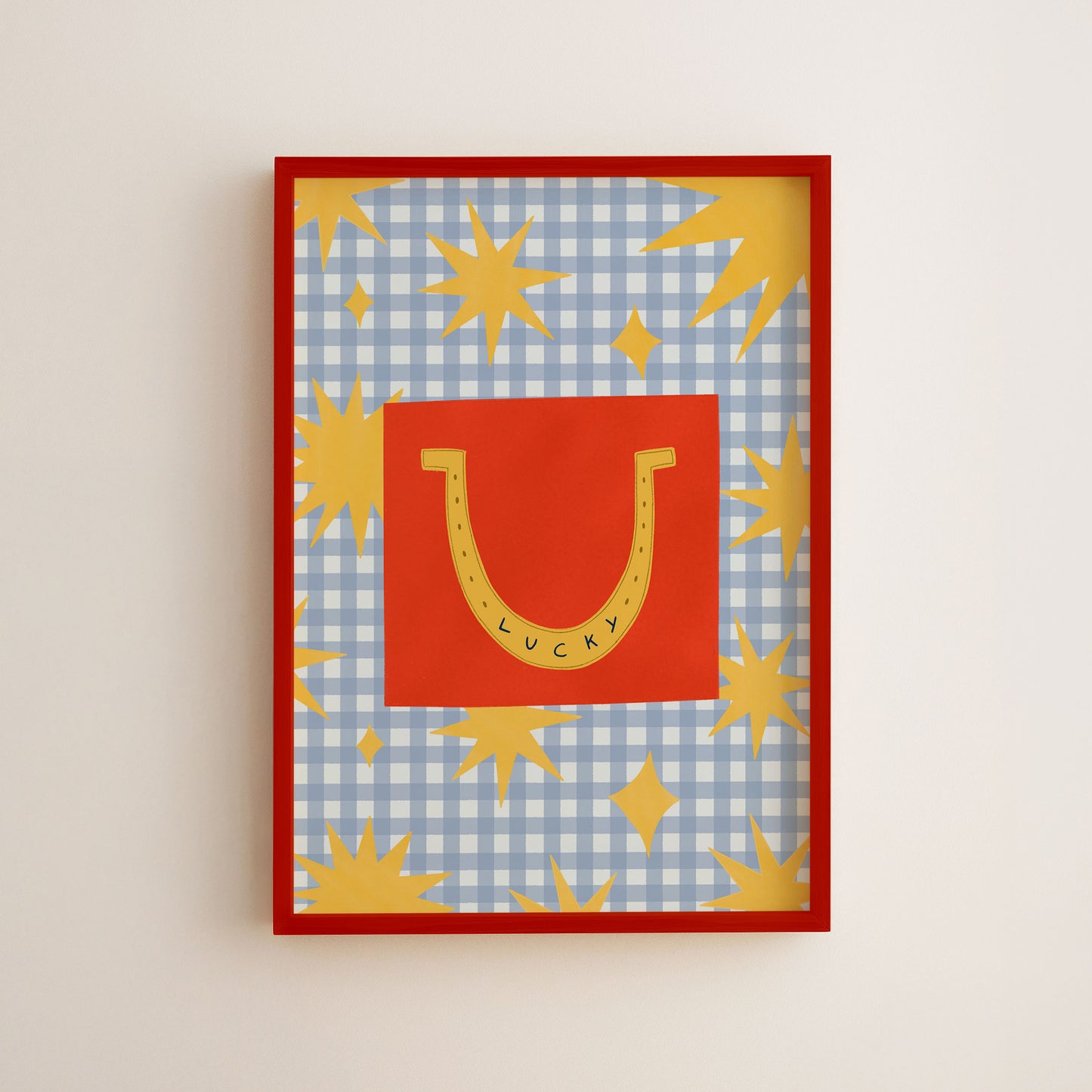 Lucky Horseshoe Art Print