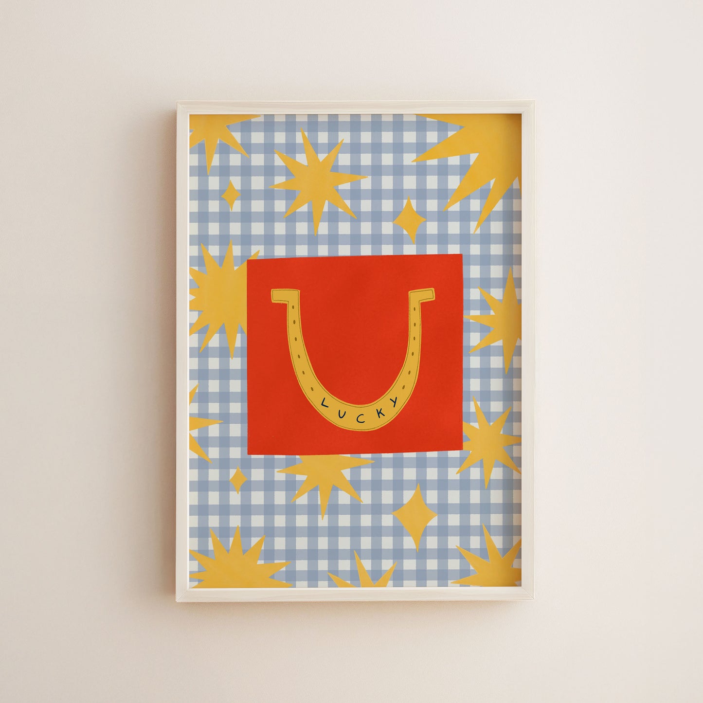Lucky Horseshoe Art Print