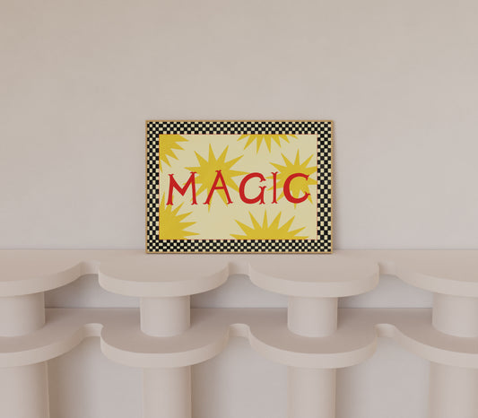 Typography Magic Art Print