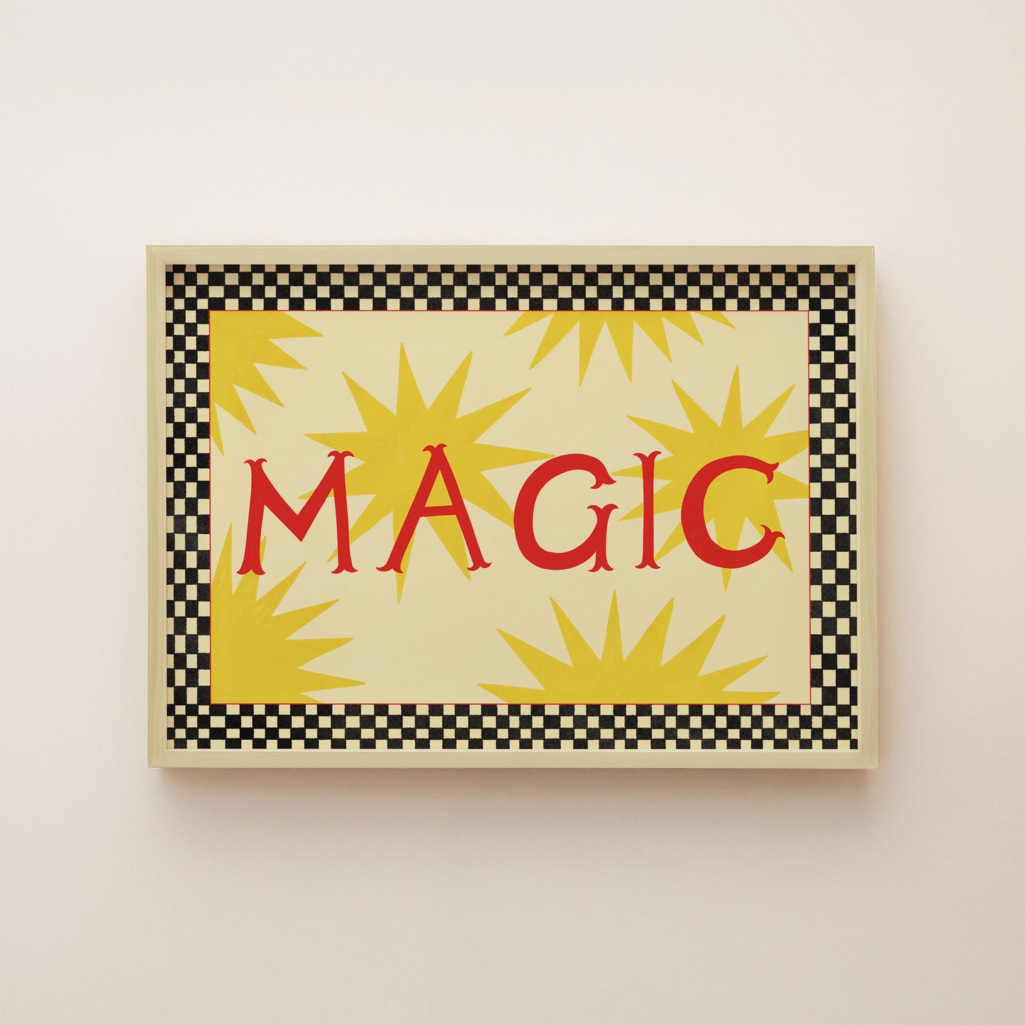 Typography Magic Art Print