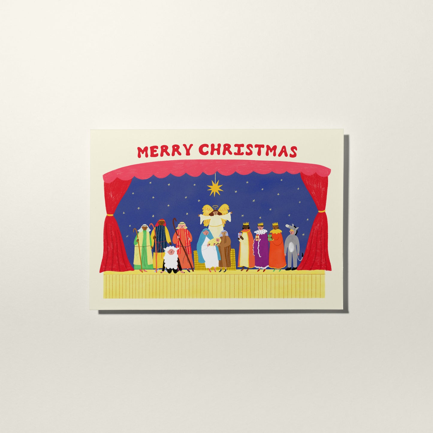 Nostalgic Nativity Christmas Card