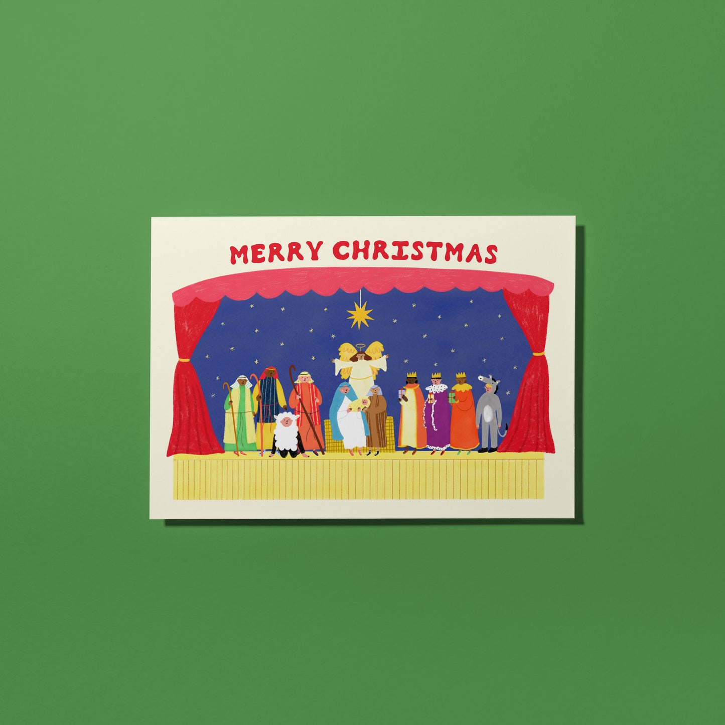 Nostalgic Nativity Christmas Card