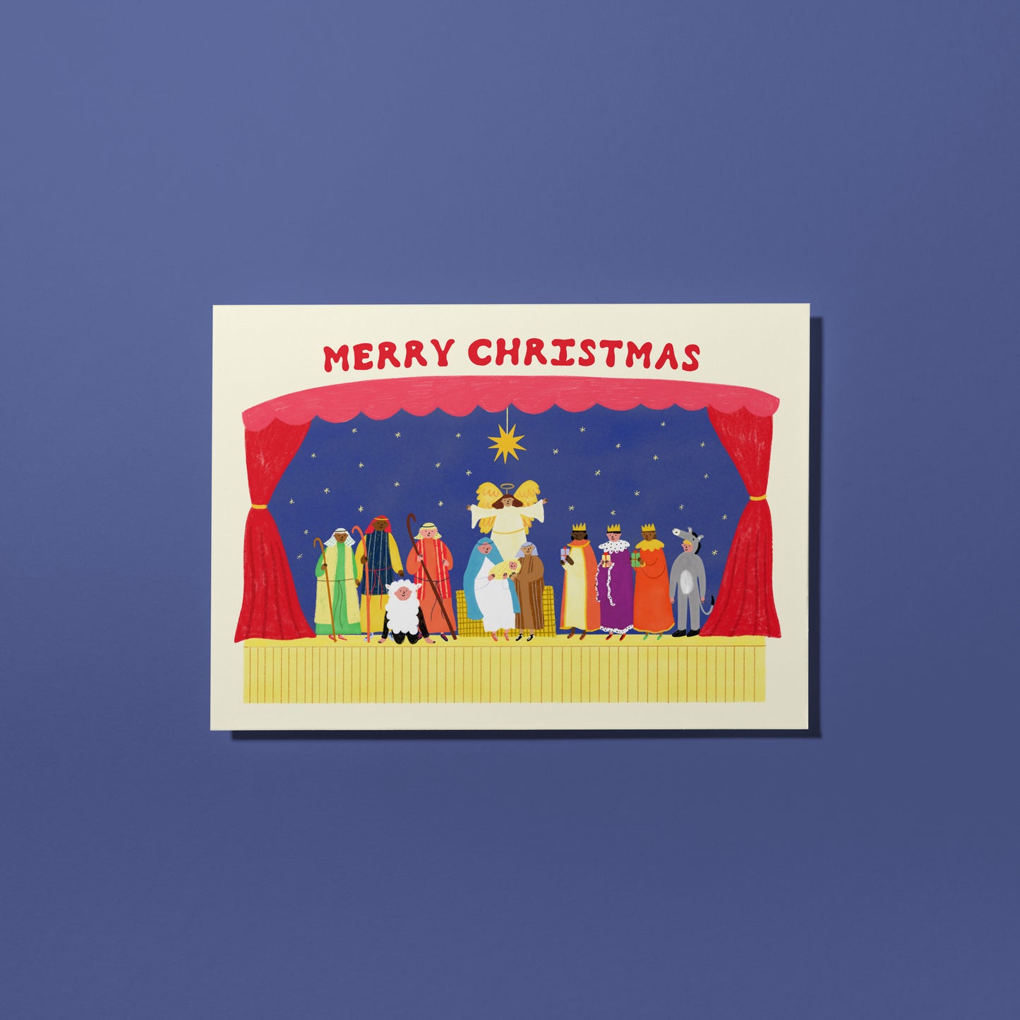 Nostalgic Nativity Christmas Card