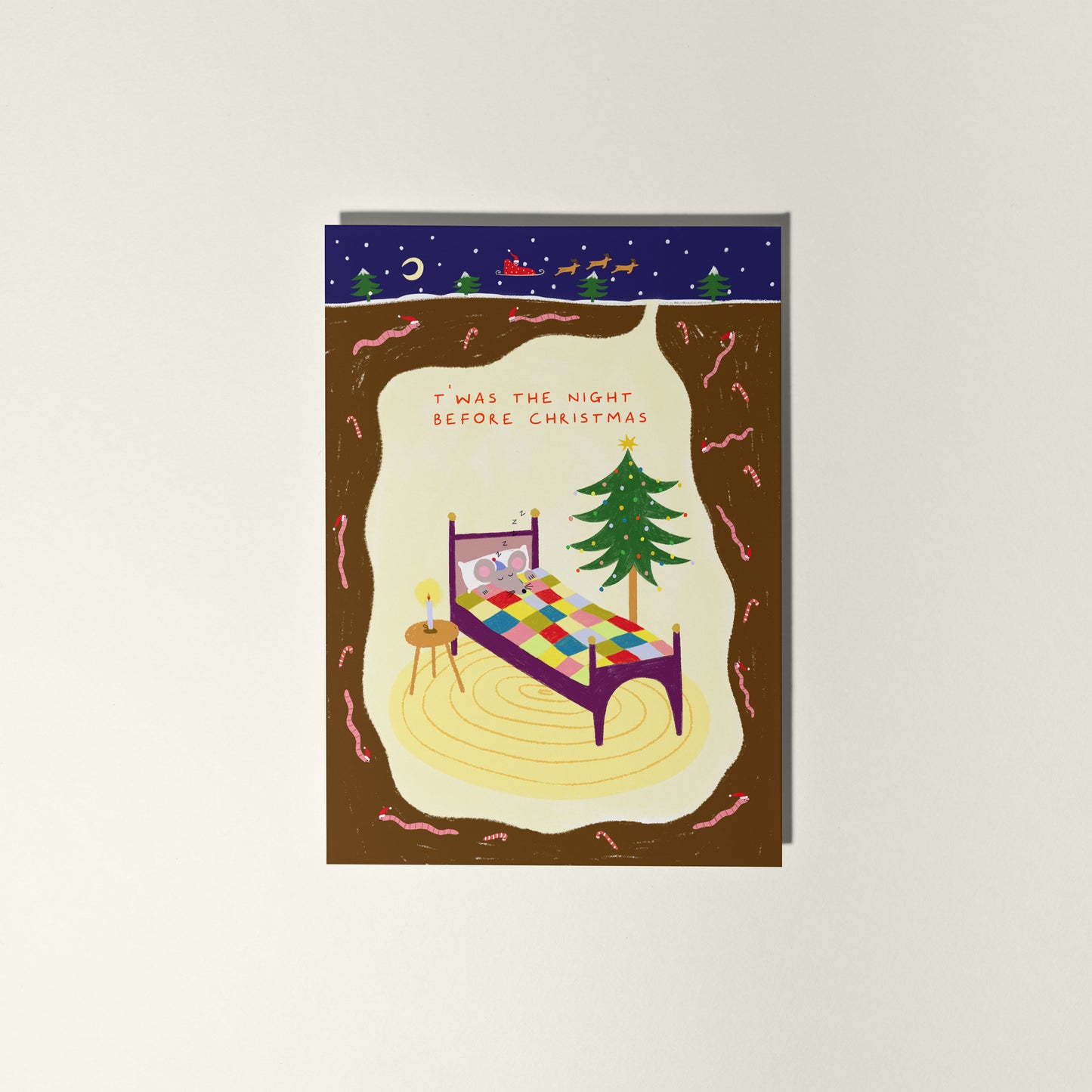 T'was The Night Before Christmas Card